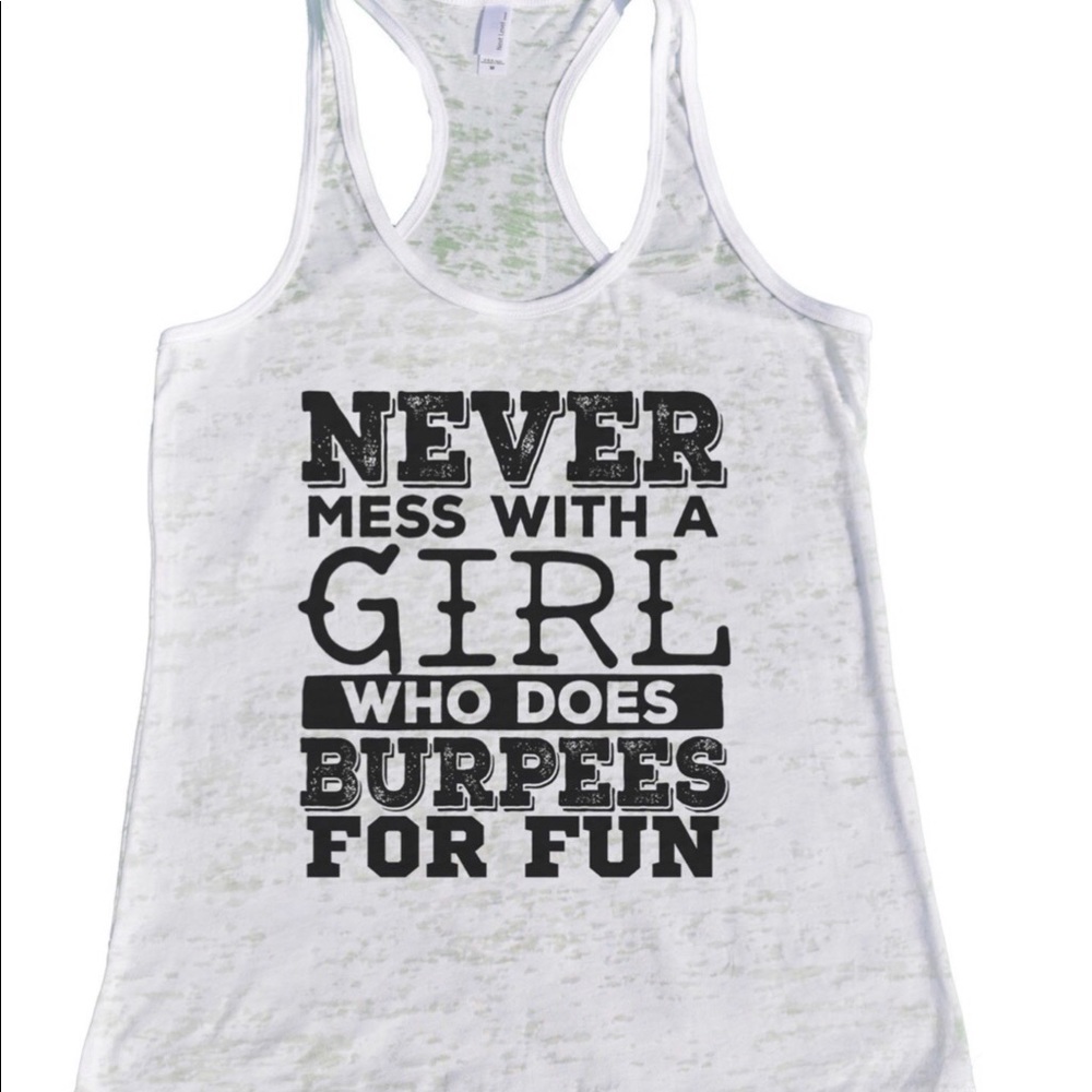 Ladies workout yoga tank Next Level brand Fitted